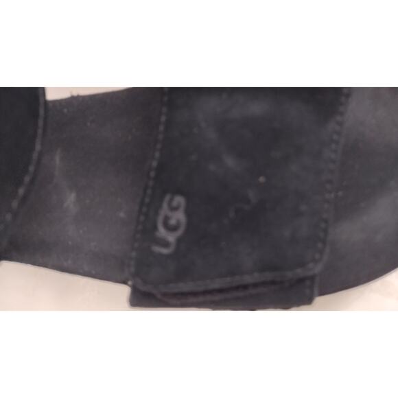 UGG Sandals Womens Size 11 Suede Platform Adjustable Strap Comfort Summer Shoes - Picture 4 of 7